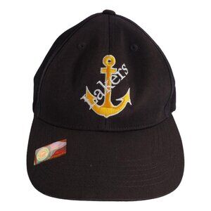 Lakers Anchor Black Baseball Cap Adjustable Strapback Captivating Headgear Unise